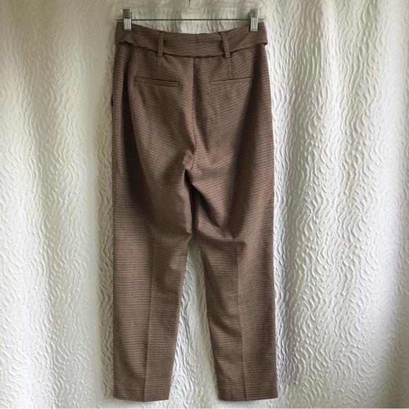 Aritzia Babaton Walker Check Pant Belted High-rise Cigarette Trouser Pant - Picture 5 of 16